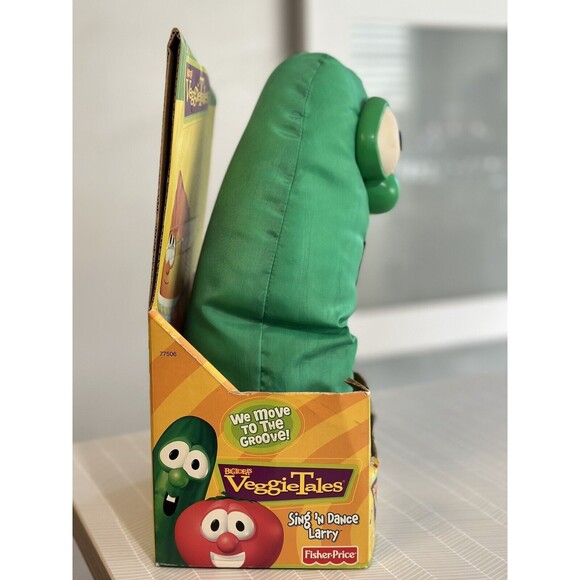 Vintage Veggie Tales Fisher Price Sing N Dance Larry Toy 2000 READ - Picture 2 of 6